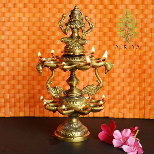 Dancing Lakshmi Two Step Diya