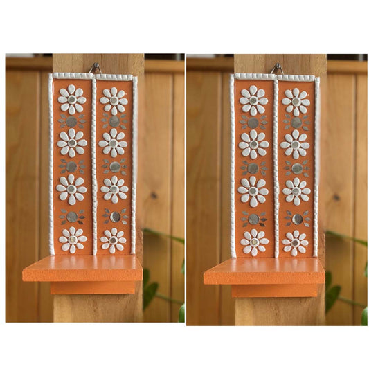 Kollam Wall Stand Set Of 2.Boxed As A Set