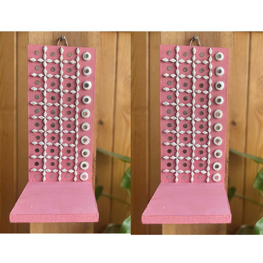 Kollam Wall Stand Set Of 2.Boxed As A Set