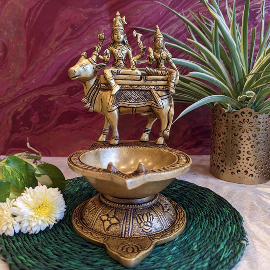 Shiva Parvati Lamp