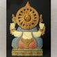 Colorful Blessing Lord Ganesha Idol - Handcrafted Traditional Ganesha Statue For Home Decor