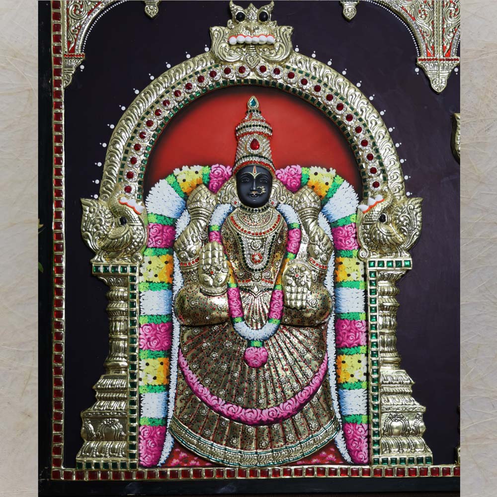 Balaji Padmavati 3D Wall Sculpture Divine Temple And Home Decor