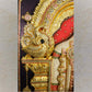 Balaji Venkateshwara 3D Handmade Wall Sculpture Divine Temple .Garlands Are In White Ad Stones