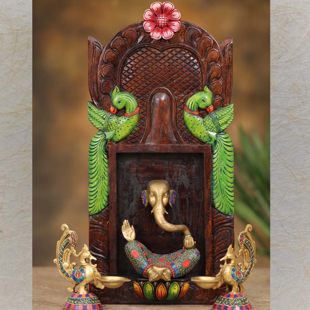 Parrot Wall Decor Shelf