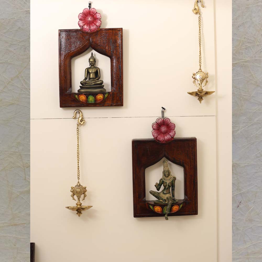 Floral Wall Decor Shelf