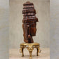 Vishnu Bust Teak Finish