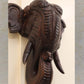 Elephant Head Rosewood Finish