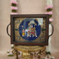Indian Elephant Tray Blue