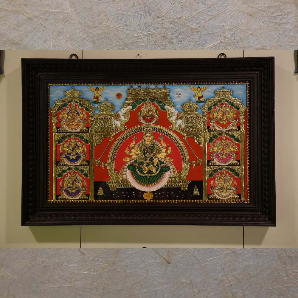 Lakshmi Ashtalakshmi Tanjore Painting