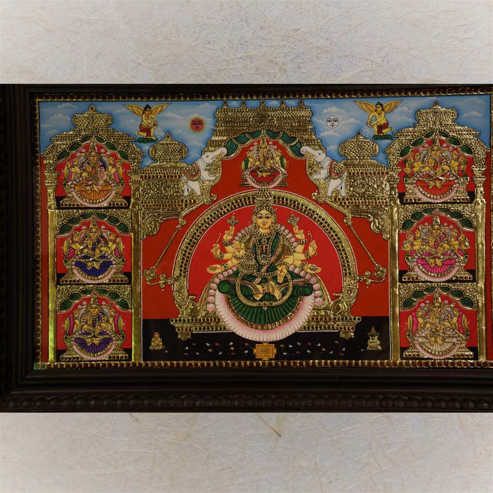 Lakshmi Ashtalakshmi Tanjore Painting