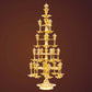 Ashtothram Handcrafted Brass Oil Lamp Nachiyar Koil Lamps