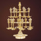 Ashtothram Handcrafted Brass Oil Lamp Nachiyar Koil Lamps
