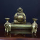 Laughing Buddha Mystic Smoke Buddha Handmade Wooden Doll Of Wealth & Abundance