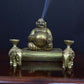 Laughing Buddha Mystic Smoke Buddha Handmade Wooden Doll Of Wealth & Abundance