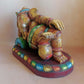 Exquisite Wooden Ganesha Statue - Sleeping Lord Ganesha Idol