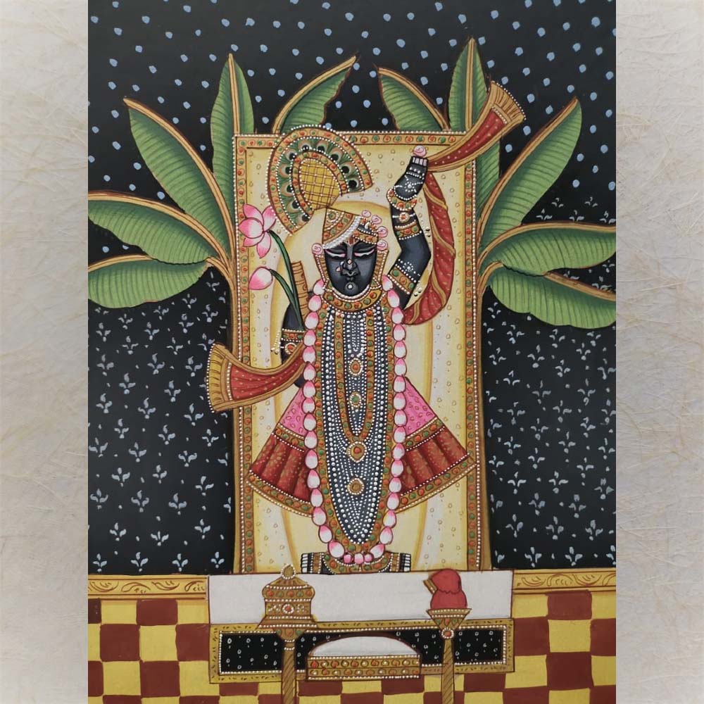 Shrinathji Of Nathdwara Auspicious Shrinathji Painting Pichwai Painting
