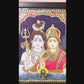 Shiva Parvathy Tanjore Painting For Puja Room